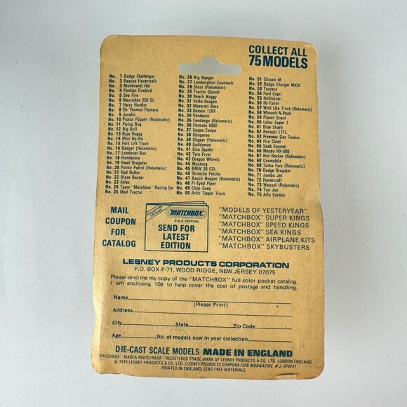 Vintage 1975 Matchbox Superfast No.71 Cattle Truck Die-Cast Metal Toy Lesney - Picture 6 of 7